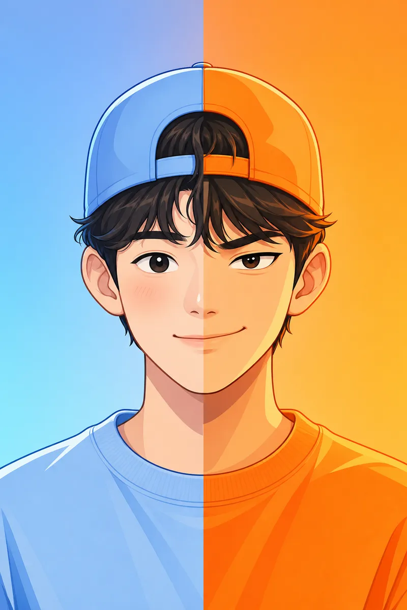 에겐남 vs 테토남: 나의 테토력은? 🧢