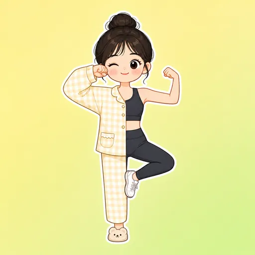 🌤️ 널널한 반쪽갓생형 (피로도 25%)