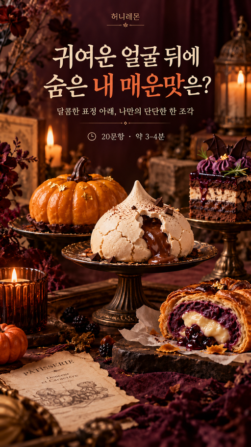 귀여운 얼굴 뒤에 숨은 내 매운맛은?