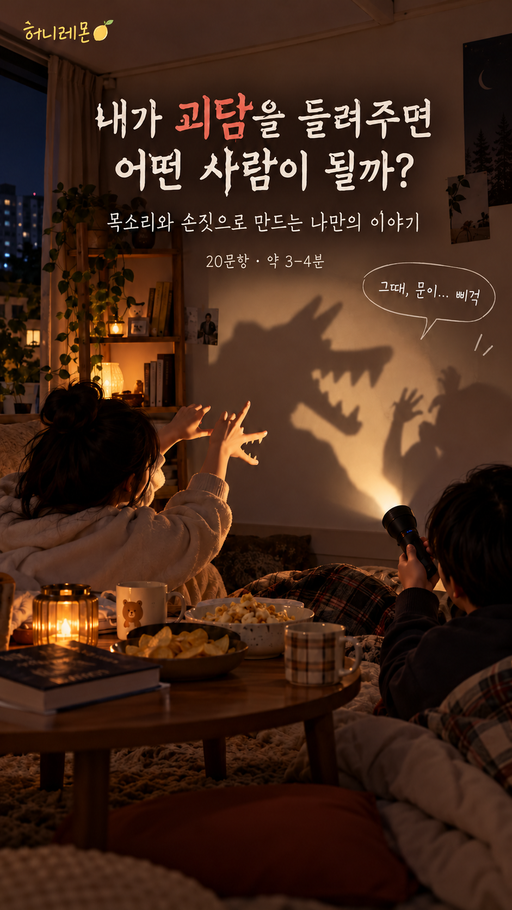 내가 괴담을 들려주면 어떤 사람이 될까?