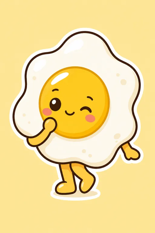 주인공 감성러 계란후라이