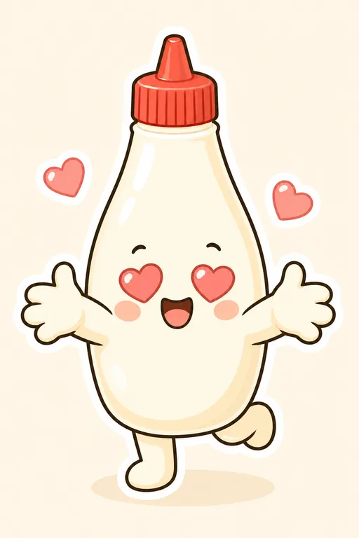 티 나는 애착과다형 마요네즈