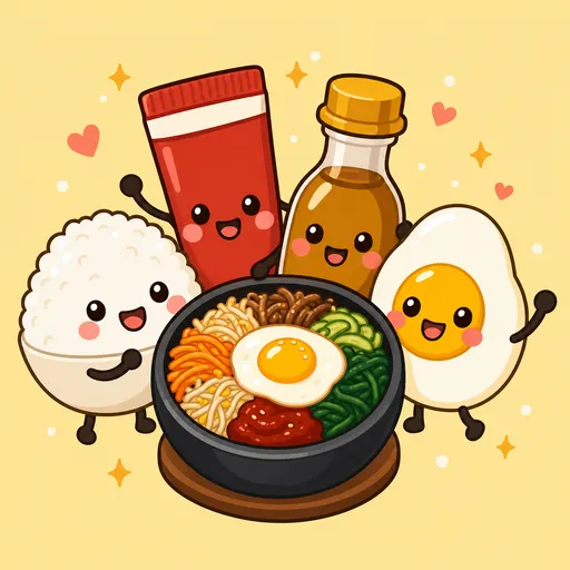랜덤 비빔밥: 나는 무슨 재료? 🍚