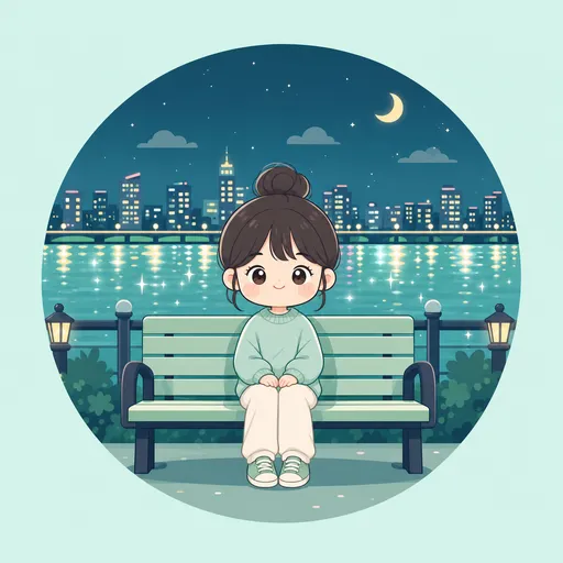🌉 한강 야경 벤치