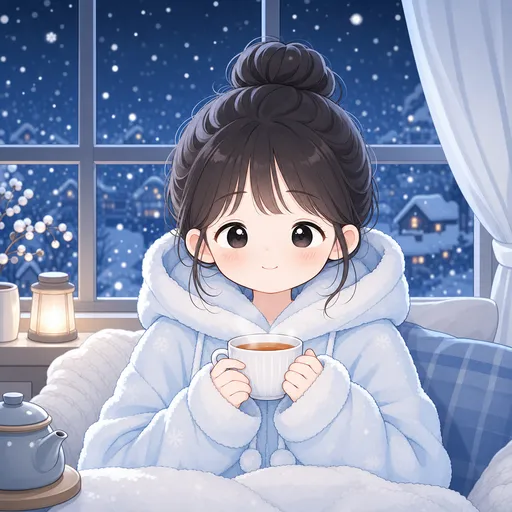 ❄️ 첫눈 오는 밤 창가