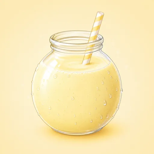 🍌 차가운 바나나우유